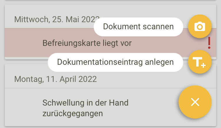 Speicherplatz der Doku auswaehlen